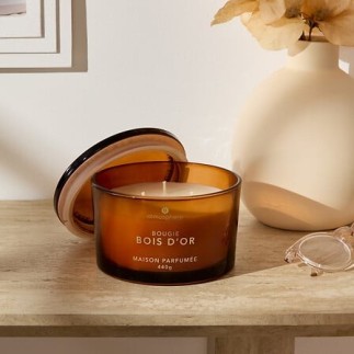Bougie parfumée Glowy 440g boisé