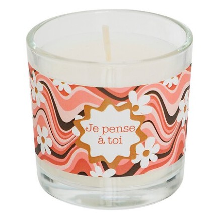 Mini bougie vanille Je pense à toi