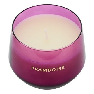 Bougie parfumée Glowy 300g pot verre framboise
