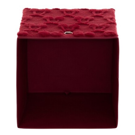 Boîte de rangement Cerise 30x30x30cm rouge