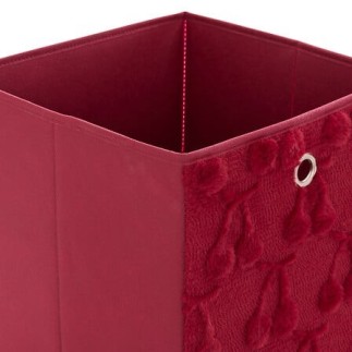 Boîte de rangement Cerise 30x30x30cm rouge