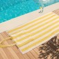 Serviette et sac Poolside 70 x 150 cm jaune