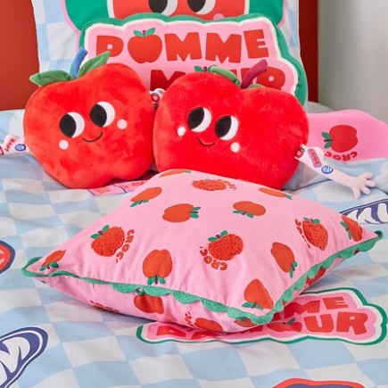Coussin tufté Chachapop Pomme d'amour