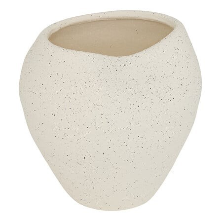 Vase déstructuré Sien 23,5cm céramique blanc