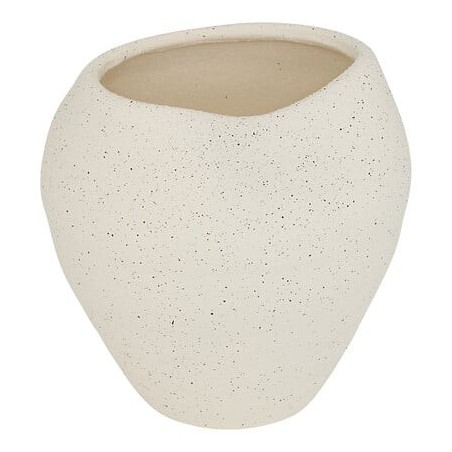 Vase déstructuré Sien 23,5cm céramique blanc