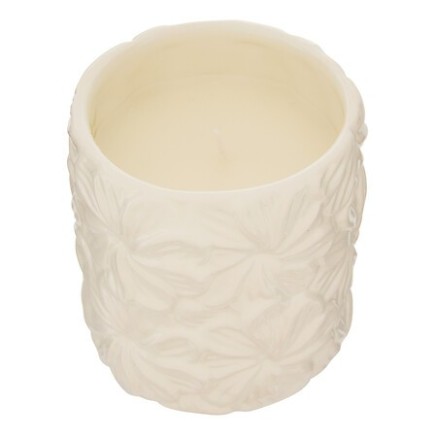 Bougie parfumée Fleur de Rose 270g pot céramique