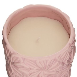 Bougie parfumée Fleur de Rose 270g pot céramique