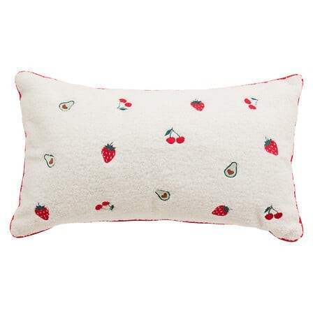 Coussin bouclette Fruity 30x50cm