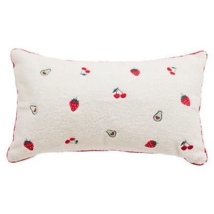 Coussin bouclette Fruity 30x50cm