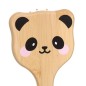 Brosse à cheveux enfant panda 15,8 cm bambou