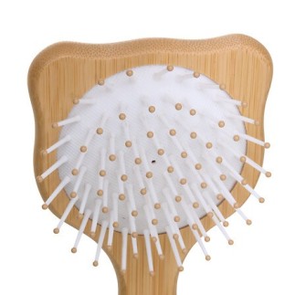 Brosse à cheveux enfant panda 15,8 cm bambou