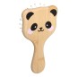 Brosse à cheveux enfant panda 15,8 cm bambou